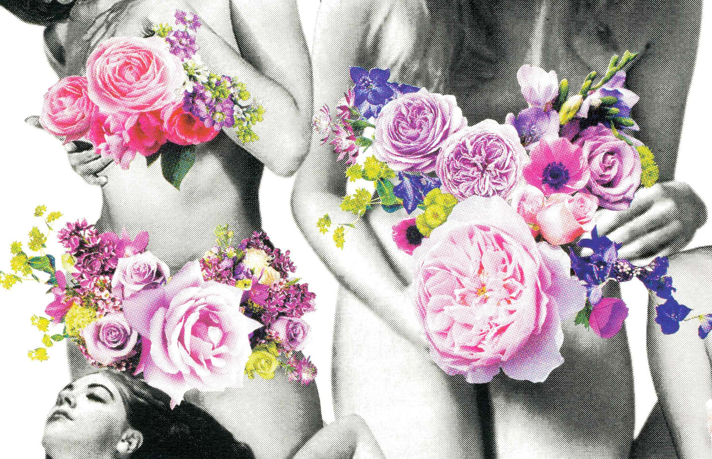 Femme Et Fleurs
