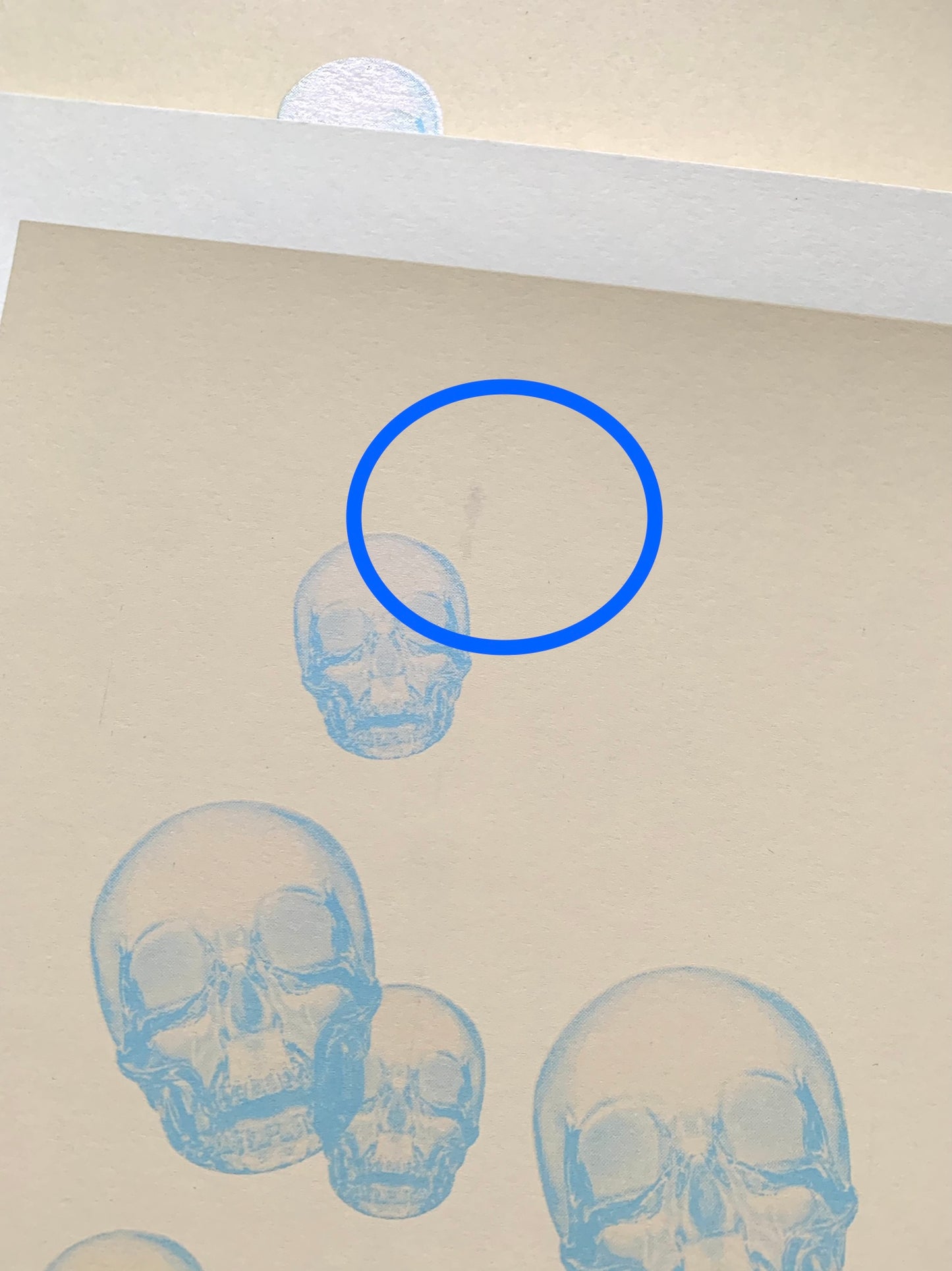 Blown Away ( tiny blemish)