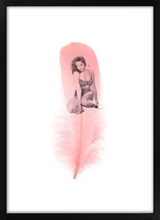 Julie Dusty Pink Feather