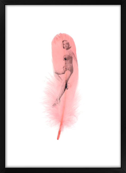 Marilyn Dusty Pink Feather