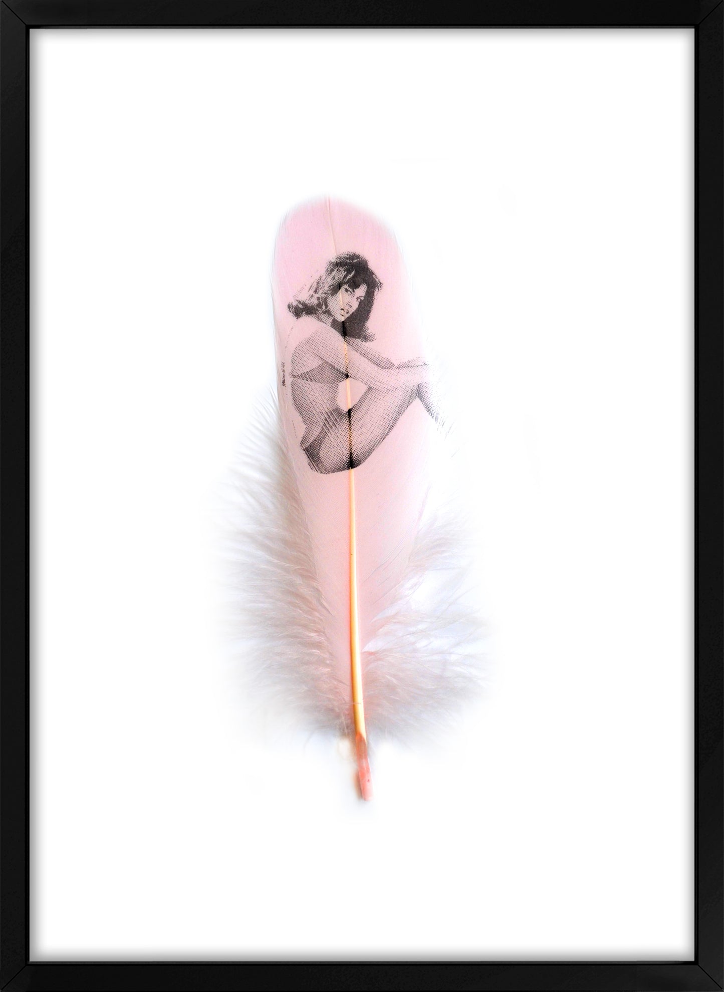 Raquel Baby Pink Feather