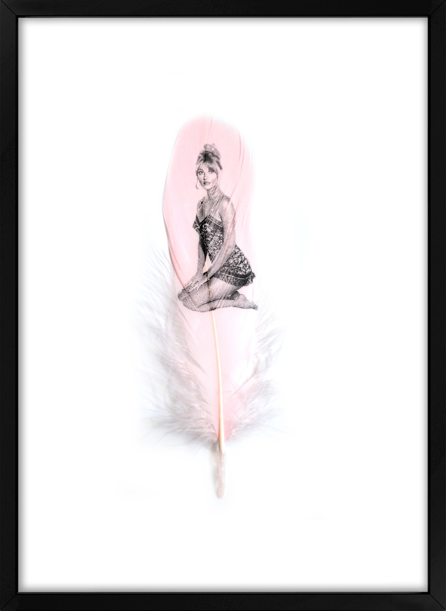 Sharon Baby Pink Feather