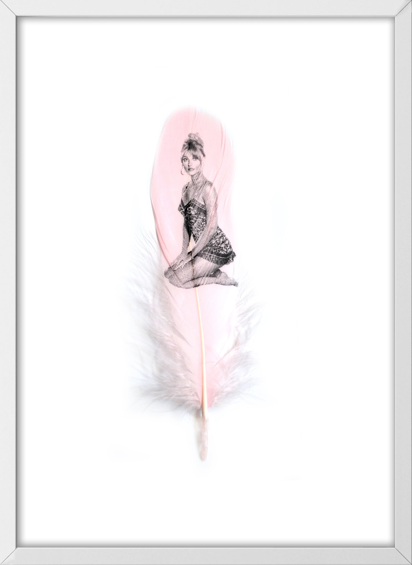 Sharon Baby Pink Feather