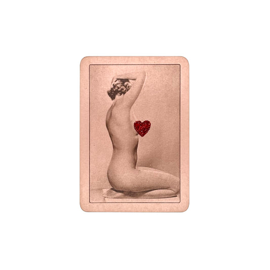 Pink Vintage Playing Card