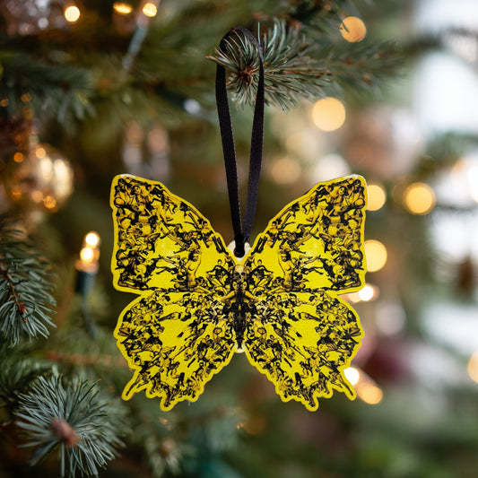 Deliverance Wooden Yellow Ornament